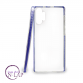 Futrola silikon rebraste ivice Samsung N975F / Note 10 Plus plava