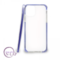 Futrola silikon rebraste ivice Iphone 11 Pro Max plava