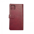 Futrola preklop koza sa zipom Iphone 11 Pro Max bordo