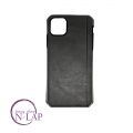 Futrola kozna ojacana Iphone 11 Pro Max siva