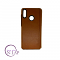 Futrola kozna ojacana Huawei Y6 2019 /  Honor 8A  svetlo braon