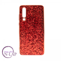 Futrola Huawei P30 / sljokice crvena