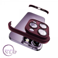 Futrola mat ivice BAMPER Iphone 14 Pro / bordo