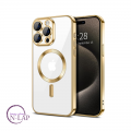 Futrola Elegant Magnetic / Iphone 14 Pro Max / golden