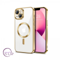 Futrola Elegant Magnetic / Iphone 14 / golden