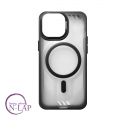 Futrola Matte Lens / Iphone 16 Pro Max / providna magnetic crna