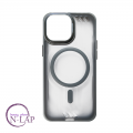 Futrola Matte Lens / Iphone 15 Pro Max / providna magnetic siva