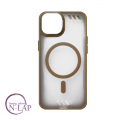 Futrola Matte Lens / Iphone 15 / providna magnetic braon