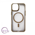 Futrola Matte Lens / Iphone 16 / providna magnetic braon