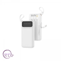 Power Bank 10000mAh 4 CABLE (Type C+Lightning+Micro+USB-A) / bela / PR 278