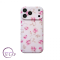 Futrola FLORAL PRINT / Iphone 18 Pro / 17 Pro / roze