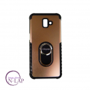 Futrola Samsung J610F / J6 Plus / Silikon Hard + Ring zlatna