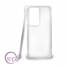 Futrola silikon rebraste ivice Huawei P40 bela