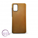 Akcija - Futrola kozna ojacana Samsung G985F Galaxy / S20 Plus svetlo braon