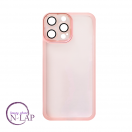 Futrola Silikon color providna / Iphone 14 Pro / roze