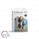 Zastita za kameru 3D Lens / Iphone 14 / 14 Plus / gold