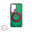 Futrola RING sa holderom / Samsung Galaxy S24 Ultra  / zelena