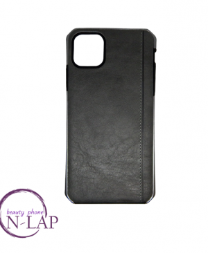 Futrola kozna ojacana Iphone 11 Pro Max siva