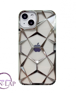 Futrola Crystal Web Iphone 15 Pro Max / silver