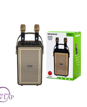 Zvucnik Booms Bass Bluetooth /outdoor karaoke stereo / M4203 +/ braon