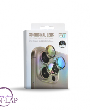 Zastita za kameru 3D Lens / Iphone 16 / 16 Plus / silver