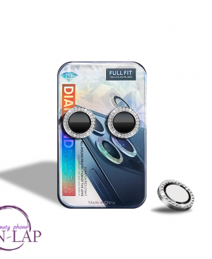 Zastita za kameru sa sljokicama Iphone 15 / 15 Plus / silver