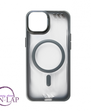 Futrola Matte Lens / Iphone 15 / providna magnetic siva